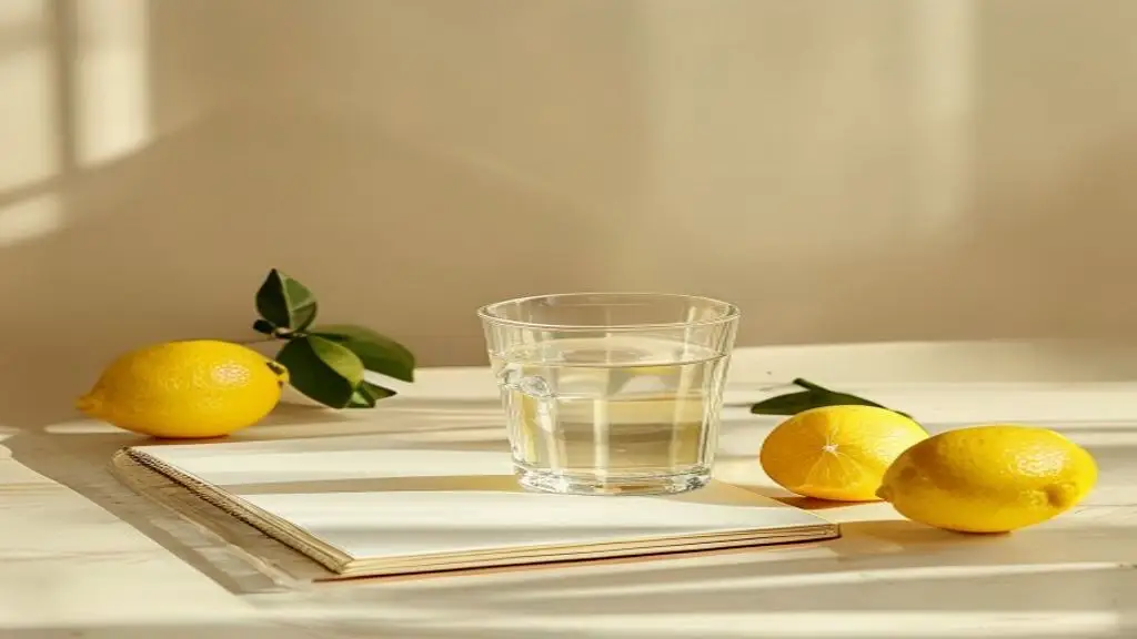 Verre d'eau citronnee pour expliquer l'acidite du citron.