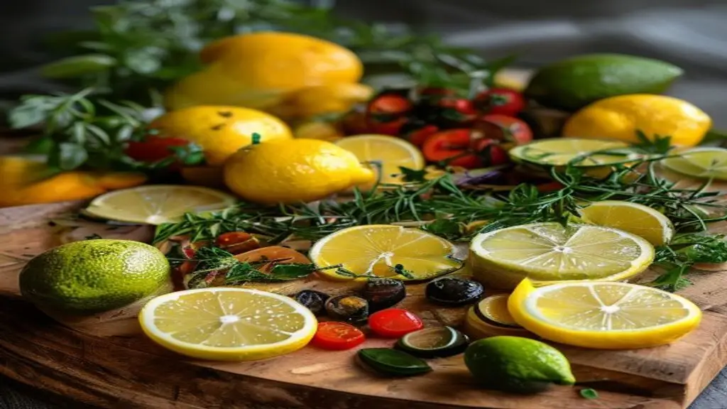 Citrons jaunes et citrons verts compares en cuisine salee.