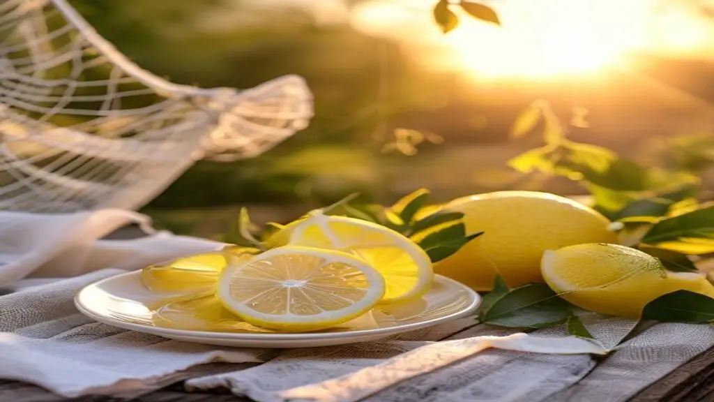 Tranche de citron et coton pour une astuce contre les piqures de moustique.